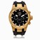 Invicta Black Dial Steel And 14k Gold Band Watch #IN-1509 (Men Watch)