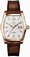 IWC Automatic 18kt Rose Gold Silver Dial Brown Crocodile Leather Band Watch #IW452311 (Men Watch)