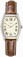 Longines Quartz Beige Dial Stainless Steel Case With Brown Leather Strap Watch #L2.155.0.71.5 (Women Watch)