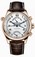 Longines Master Collection Automatic Retrograde Day Date Calender Second Time Zone 18ct Rose Gold Brown Leather Watch# L2.717.8.78.3 (Men Watch)