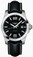 Longines Black Dial Leather Band Watch #L3.659.4.58.3 (Men Watch)