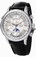 Maurice Lacroix Automatic Chronograph Moon Phase Black Leather Watch # LC6078-SS001-131 (Men Watch)