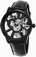 Maurice Lacroix Mechanical Hand Wind Skeleton Dial Black Leather Watch # MP7228-PVB01-002-1 (Men Watch)