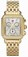 Michele Quartz Polished Yellow Gold Tone White Mother Of Pearl With Diamond Hour Markers Dial Polished Yellow Gold Tone Band Watch #MWW06P000100 (Women Watch)