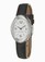 Bvlgari Quartz Analog 18ct White Gold Case Black Leather Watch# OVW32GL (Women Watch)