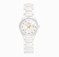 Rado Mother Of Pearl Dial Fixed White Ceramic Band Watch #R27061902 (Women Watch)