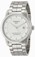Tissot White Dial Fixed Stainless Steel Band Watch #T086.408.11.016.00 (Men Watch)