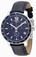 Tissot T-Sport Quickster Quartz Chronograph Date Blue Leather Watch# T095.417.16.047.00 (Men Watch)