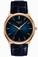 Tissot Quartz Analog 18k Rose Gold Case Blue Leather Watch # T926.410.76.041.00 (Men Watch)