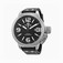 TW Steel Canteen Quartz Analog Date Black Leather Watch # TW22R (Men Watch)