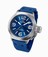 TW Steel Quartz Analog Date Blue Silicone Watch # TW500 (Men Watch)