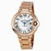 Cartier Automatic 18kt Rose Gold Silver Dial 18kt Rose Gold Polished Band Watch #W6920068 ( Watch)