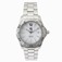 TAG Heuer White Dial Unidirectional Rotating Stainless Steel Band Watch # WAF1111.BA0801/1 (Men Watch)