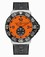 TAG Heuer Quartz Brushed Stainless Steel Orange Dial Black Rubber Band Watch #WAH1012.FT6026 (Men Watch)