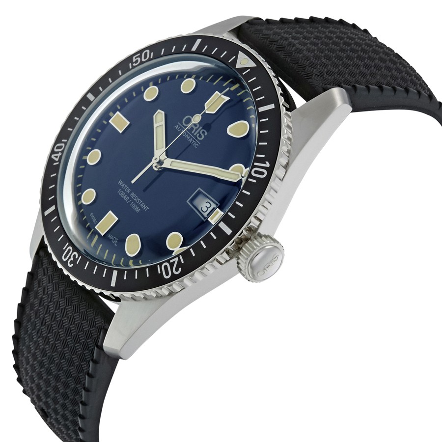 Oris Blue Automatic Watch #01-733-7720-4055-07-4-21-18 (Men Watch)