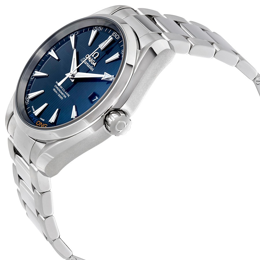 Omega Blue Automatic Watch #522.10.42.21.03.001 (Men Watch)