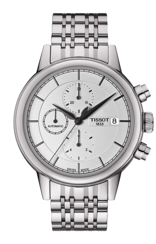 Tissot T-Classic Carson Automatic Chronograph Date Stainless Steel Watch# T085.427.11.011.00 (Men Watch)