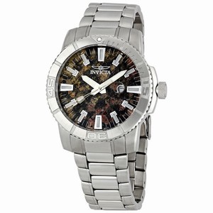 Invicta Leopard Stone Brown Quartz Watch #0104 (Men Watch)