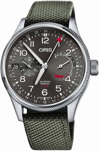 Oris Big Crown ProPilot Calibre 114 Olive Textile Strap Watch# 0111477464063-Set52214FC (Men Watch)