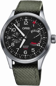 Oris Big Crown ProPilot Calibre 114 Olive Textile Strap Watch# 0111477464164-Set52214FC (Men Watch)