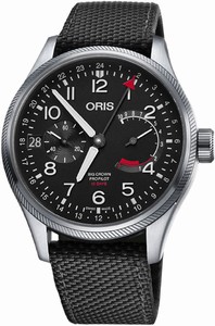 Oris Big Crown ProPilot Calibre 114 Black Textile Strap Watch# 0111477464164-Set52215FC (Men Watch)