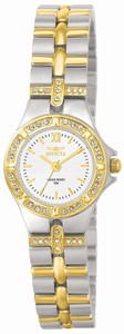 Invicta White Dial Stainless Steel Band Watch #0133 (Women Watch)