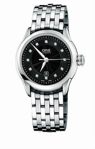 Oris Artelier Date Diamonds Automatic 38 hrs Power Reserve Stainless Steel Watch #0156176044099-0781673 (Women Watch)