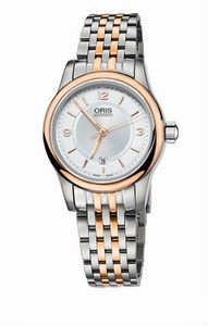 Oris Classic Date Automatic 38 hrs Power Reserve Two Tone Stainless Steel Watch #0156176504331-0781463 (Women Watch)