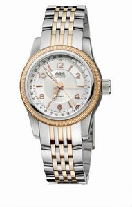 Oris Big Crown Pointer Date Automatic 38 hrs Power Reserve Two Tone Stainless Steel Watch #0158476264361-0781578 (Women Watch)