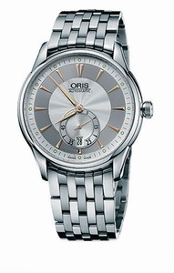 Oris Artelier Small Second Date Automatic Stainless Steel Crown 42 hrs Power Reserve Watch #0162375824051-0782173 (Men Watch)