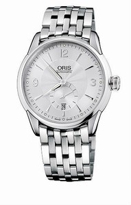 Oris Artelier Small Second Date Automatic Stainless Steel Crown 42 hrs Power Reserve Watch #0162375824071-0782173 (Men Watch)