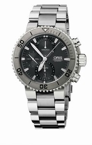 Oris Aquis Titan Chronograph Automatic 48 hrs Power Reserve Titanium Watch #0167476557253-0782675PEB (Men Watch)