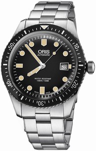 Oris Automatic Divers Sixty-Five Date Stainless Steel Watch# 0173377204054-0782118 (Men Watch)