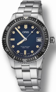 Oris Automatic Divers Sixty-Five Date Stainless Steel Watch# 0173377474055-0781718 (Men Watch)