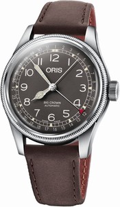 Oris Big Crown Pointer Date Aotomatic Brown Leather Watch# 0175477414064-0752064 (Men Watch)