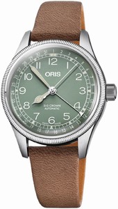Oris Big Crown Pointer Date Automatic Brown Leather Watch# 0175477494067-0751768 (Women Watch)