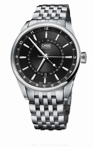 Oris Artix Pointer Moon Date Automatic 38 hrs Power Reserve Stainless Steel Watch #0176176914054-0782180 (Men Watch)