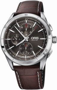 Oris Artix GT Automatic Chronograph Date Brown Leather Watch# 0177477504153-0712210FC (Men Watch)