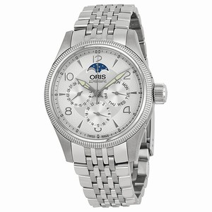 Oris Silver Automatic Watch #01-582-7678-4061-07-8-20-30 (Men Watch)