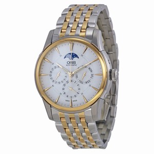Oris Silver Automatic Watch #01-582-7689-4351-07-8-21-78 (Men Watch)