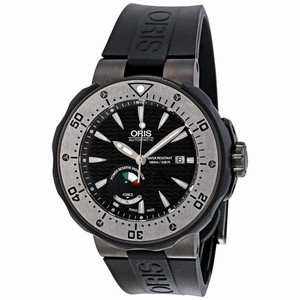 Oris Black Grey Automatic Watch #01-667-7645-7284-Set (Men Watch)