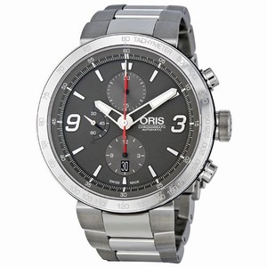 Oris Grey Automatic Watch #01-674-7659-4163-07-8-25-10 (Men Watch)