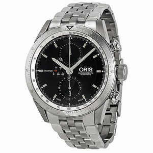 Oris Black Automatic Watch #01-674-7661-4174-07-8-22-85 (Men Watch)