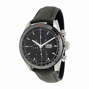 Oris Black Automatic Watch #01-674-7661-4434-07-5-22-82FC (Men Watch)