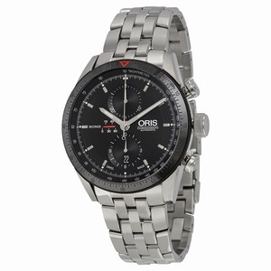 Oris Black Automatic Watch #01-674-7661-4434-07-8-22-85 (Men Watch)