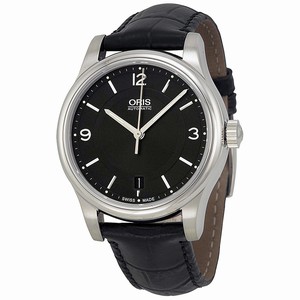 Oris Black Automatic Watch #01-733-7578-4034-07-5-18-11 (Men Watch)