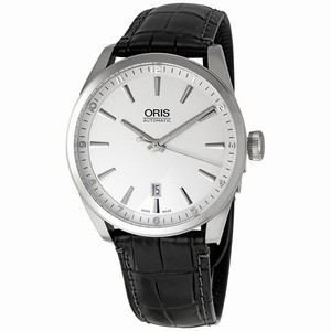 Oris Silver Automatic Watch #01-733-7642-4051-07-5-21-81FC (Men Watch)