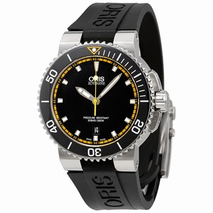 Oris Black Automatic Watch #01-733-7653-4127-07-4-26-34EB (Men Watch)