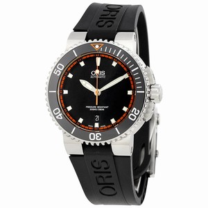 Oris Black Automatic Watch #01-733-7653-4128-07-4-26-34EB (Men Watch)