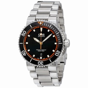 Oris Black Automatic Watch #01-733-7653-4128-07-8-26-01PEB (Men Watch)